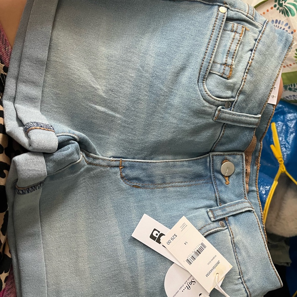 Jones New York Light Blue Kids Shorts